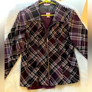 Laura Scott blazer (XL) & purple shell (L) bundle. Gently worn.